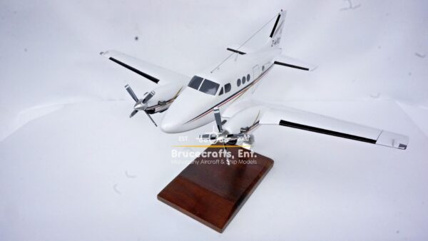 Model of Beechcraft King Air C90 with detailed craftsmanship.